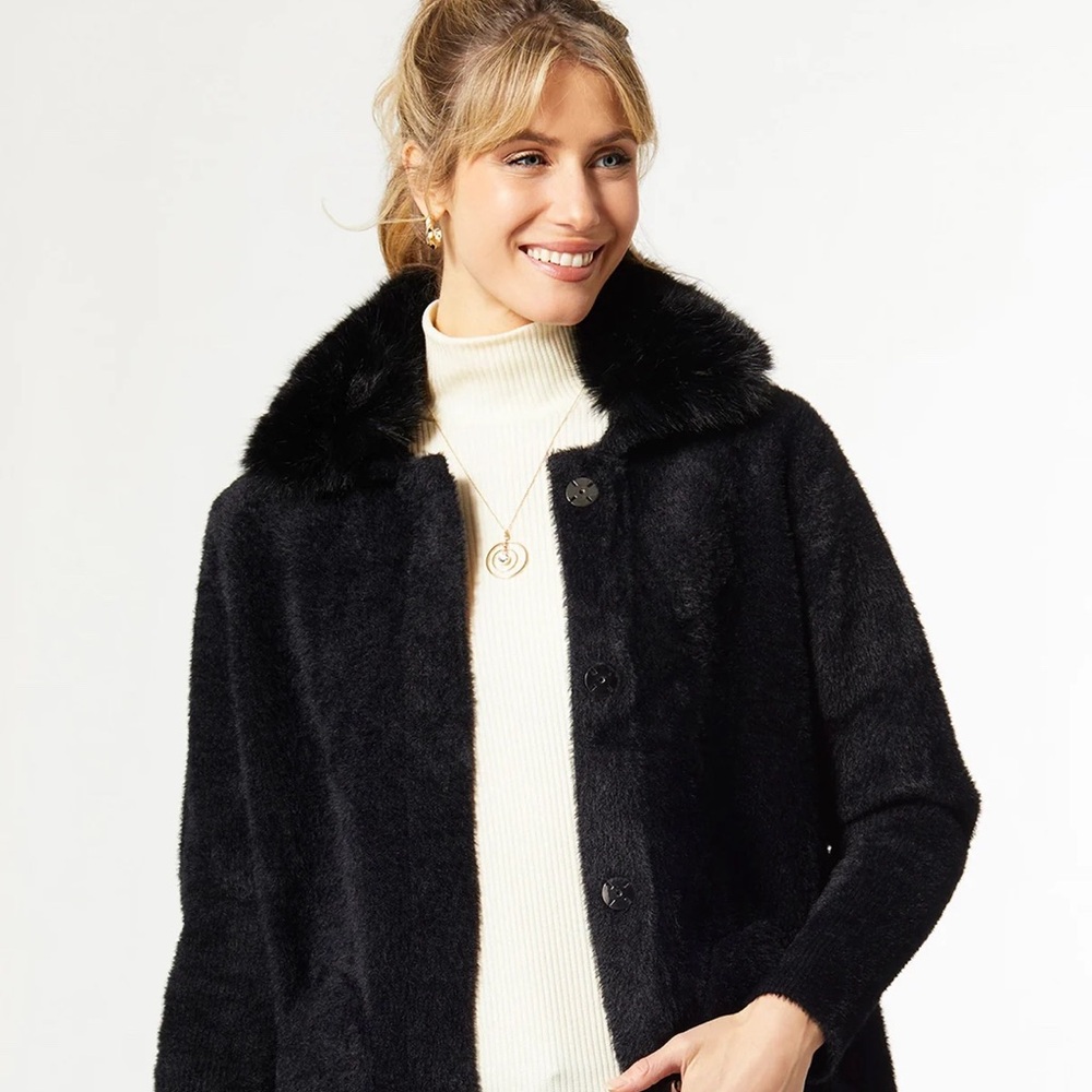 Coco + Carmen Willow Coat & Ear Warmers NWT